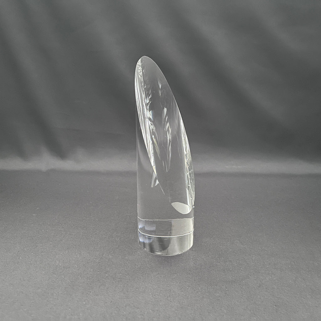 Crystal cylinder plaque 