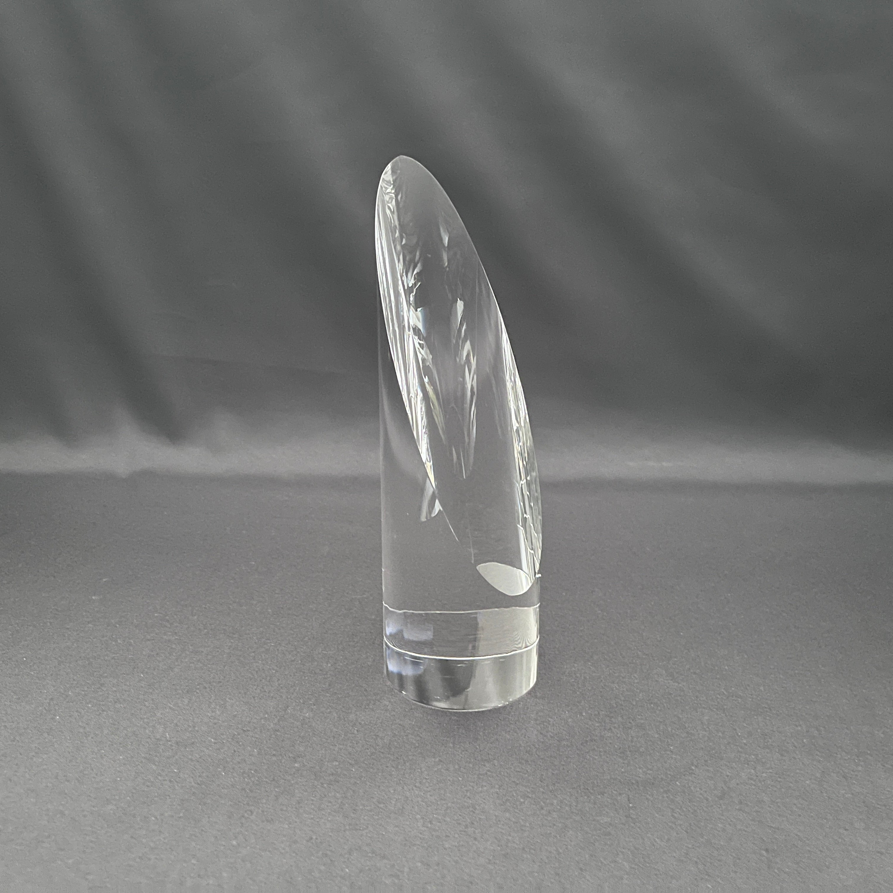 Crystal cylinder plaque 