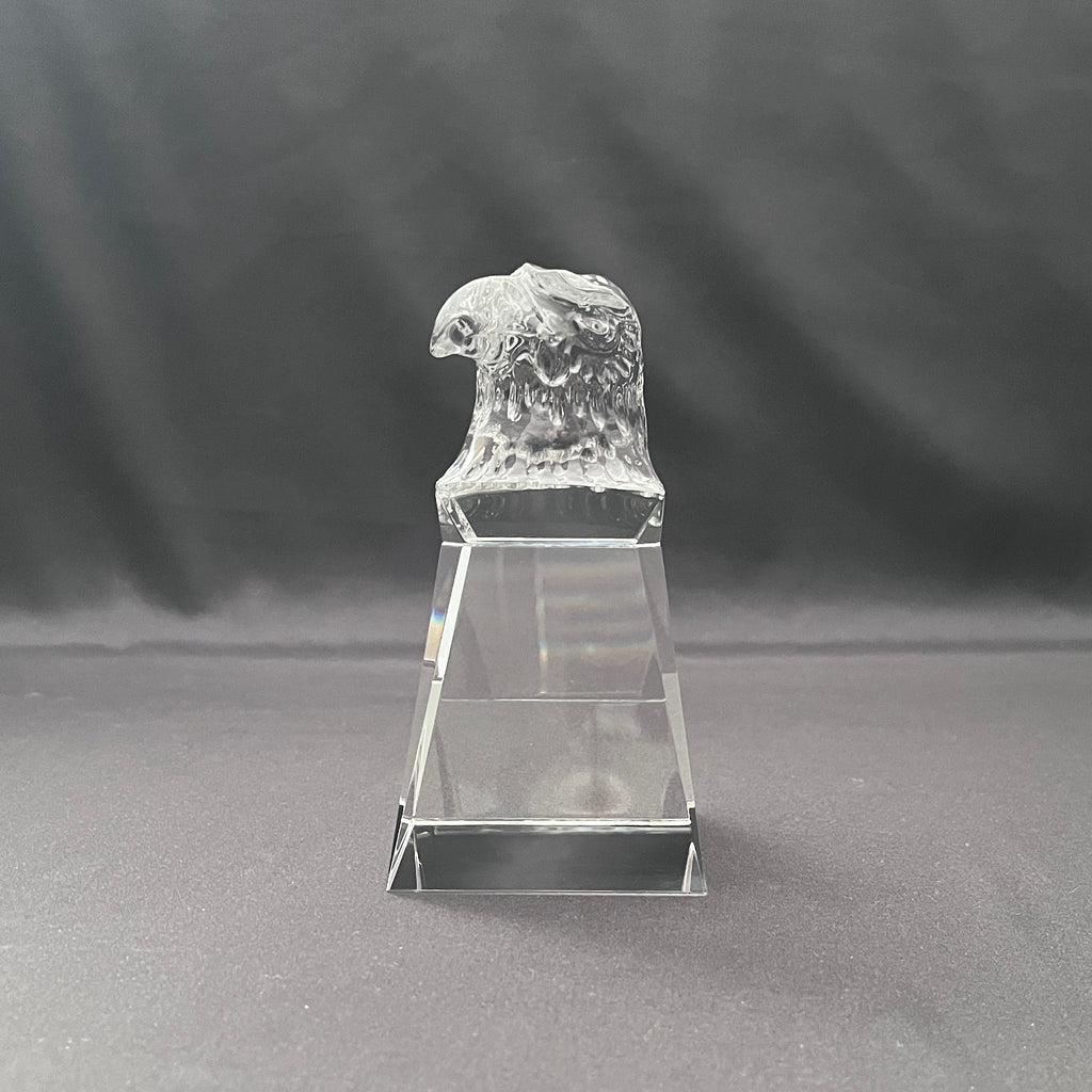Personalized crystal eagle award, eagle trophy, eagle award with personalized text 