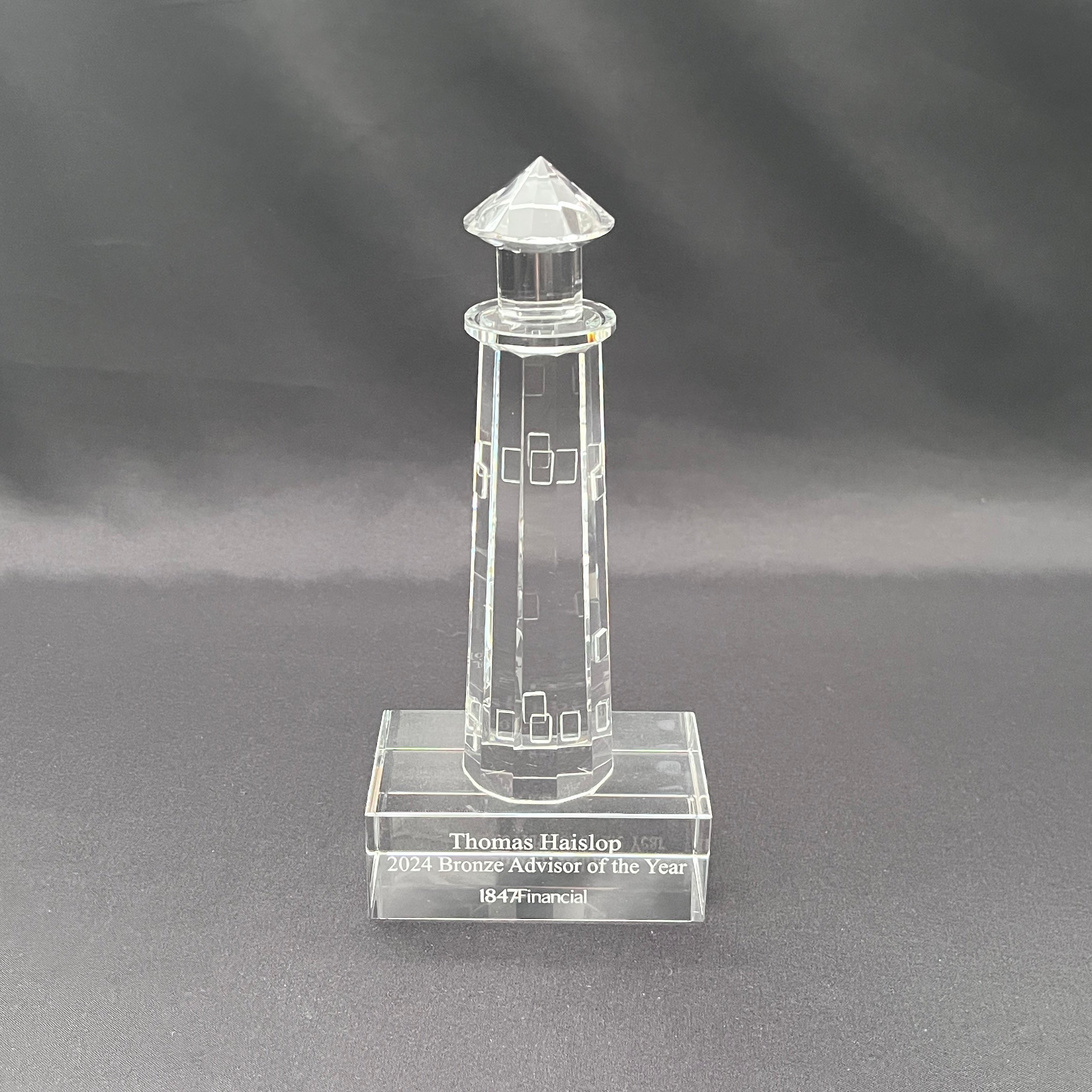 Crystal lighthouse leadership award 