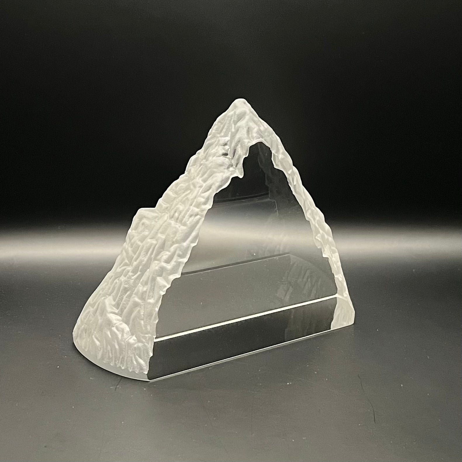 Crystal mountain figurine 