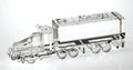 Engraved crystal truck award. award for truck driver, retirement gift. corporate award.