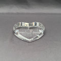 Personalized crystal heart trophy 