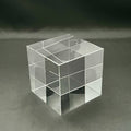 3 1/8"H Crystal Cube Award – Personalized Engraved Crystal Block Paperweight & Recognition Gift