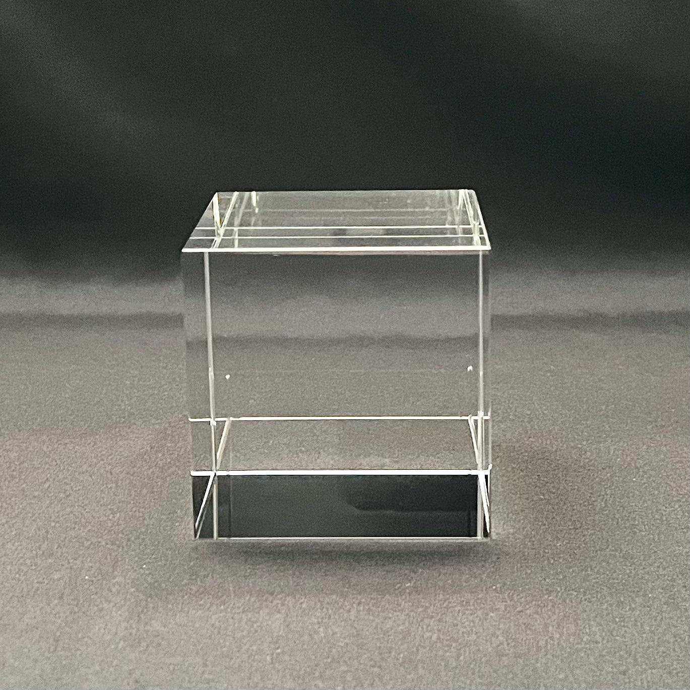 3 1/8"H Crystal Cube Award – Personalized Engraved Crystal Block Paperweight & Recognition Gift
