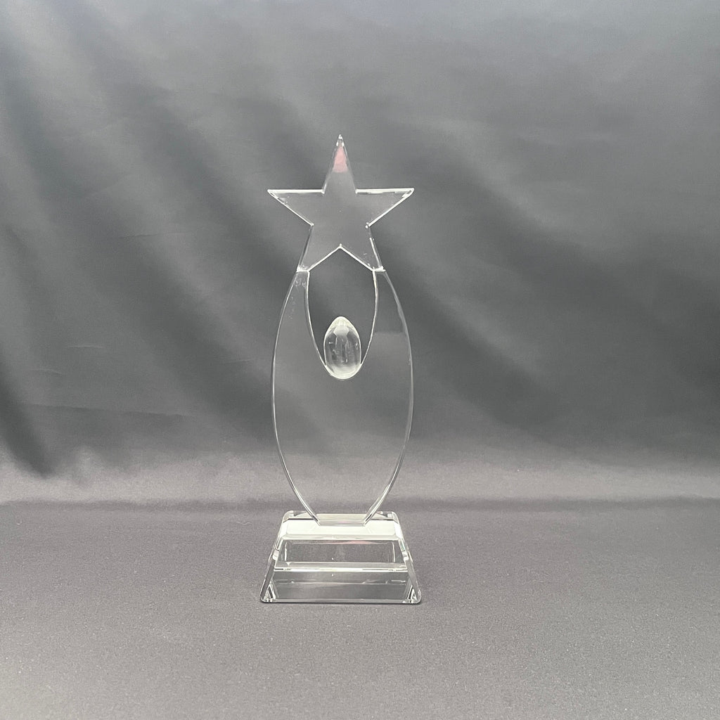 Crystal star award for employee of the year 