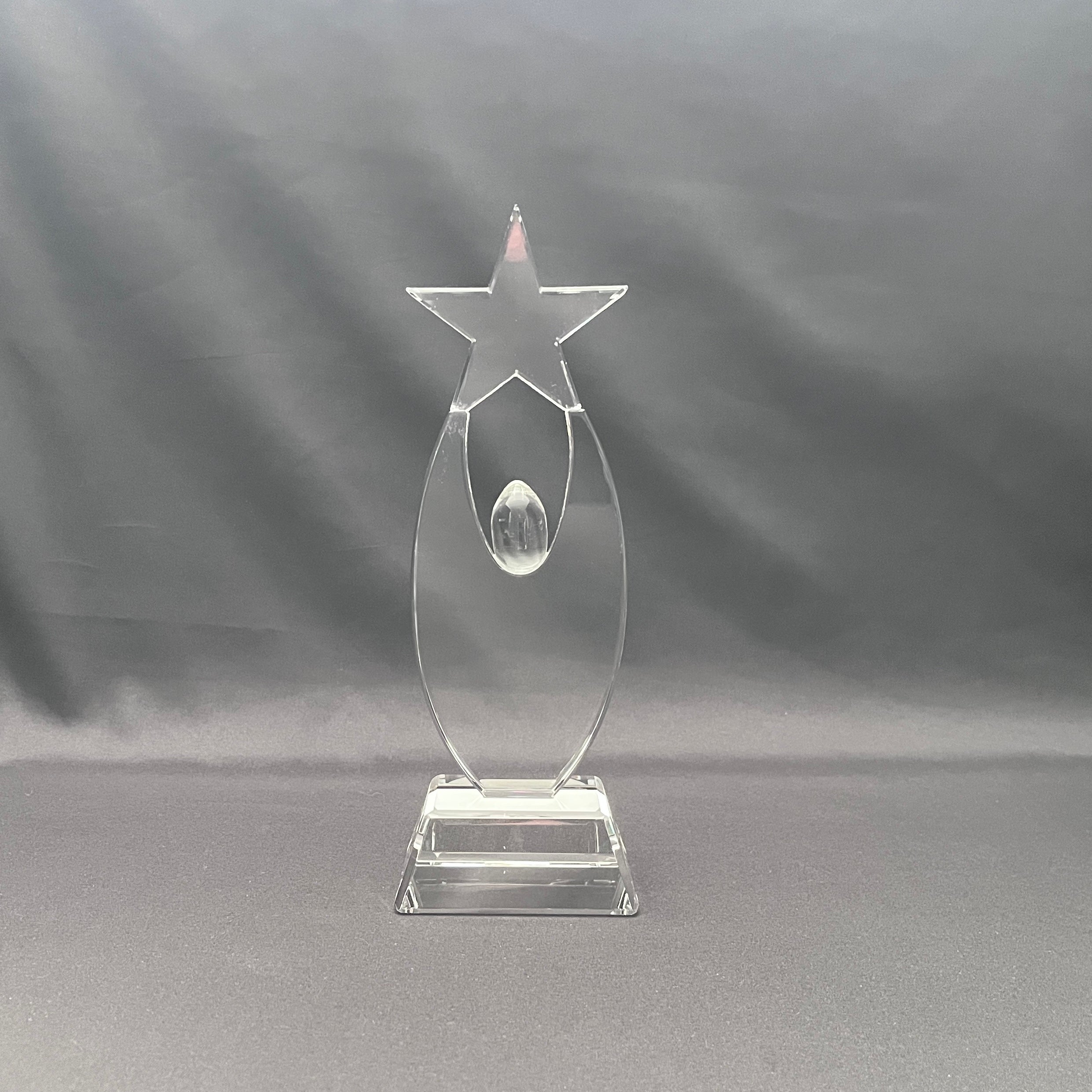 Crystal star award for employee of the year 
