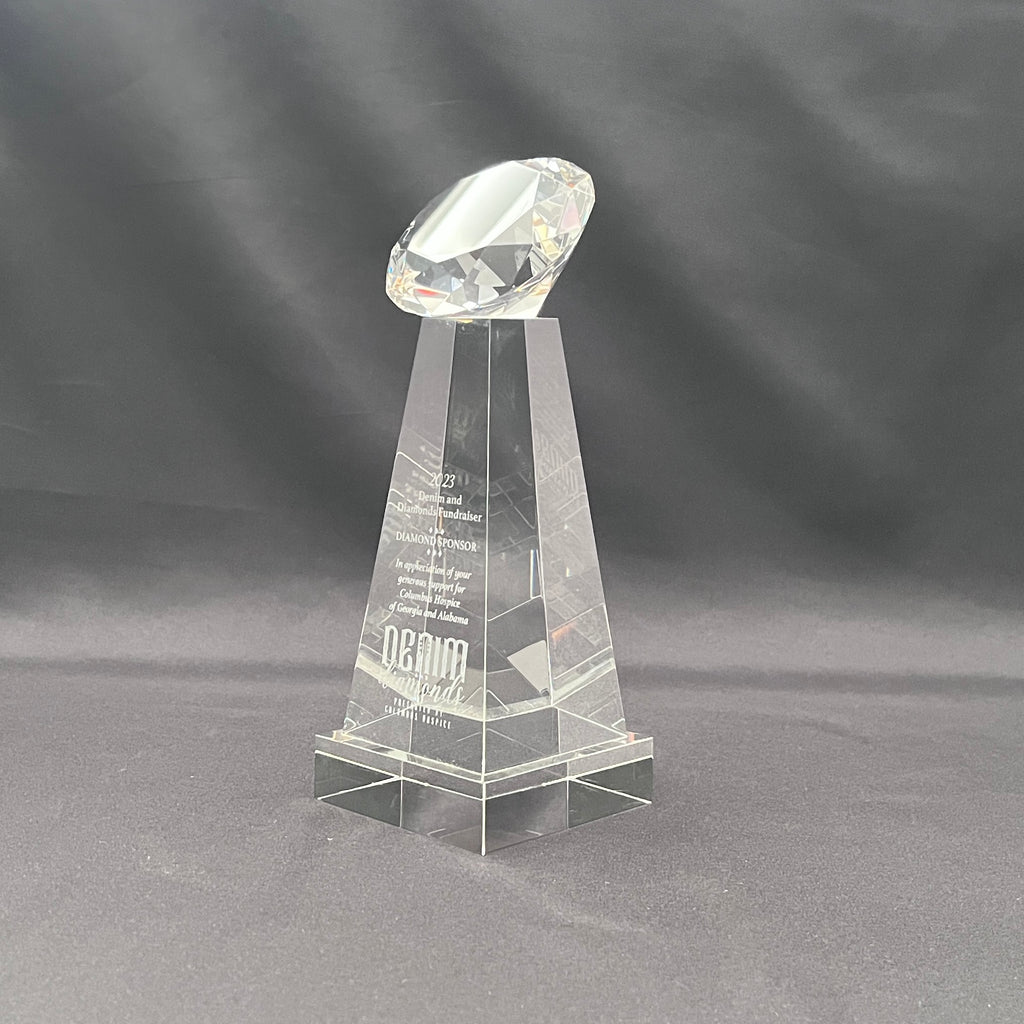 Crystal diamond corporate award 