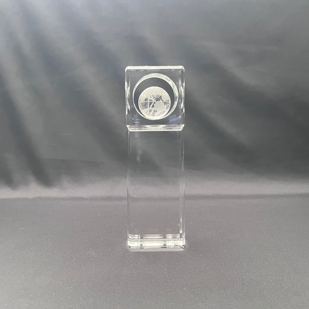 Personalized crystal executive award 