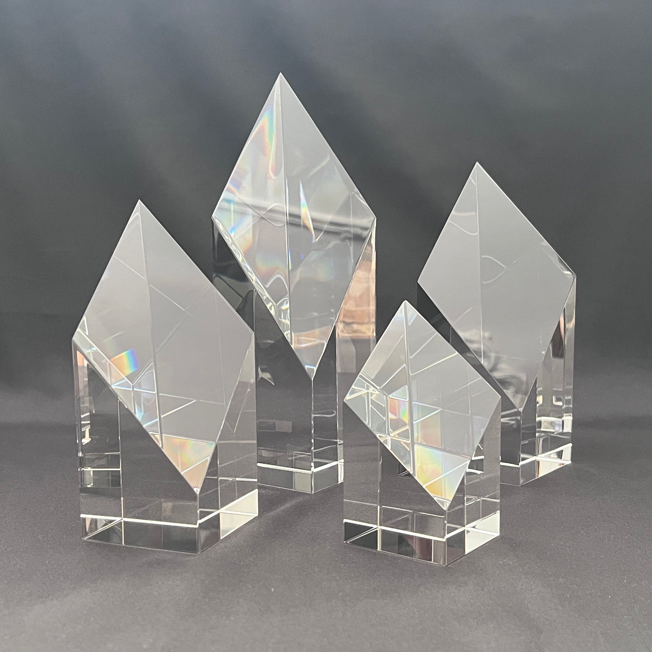 Crystal peak award for event winner 